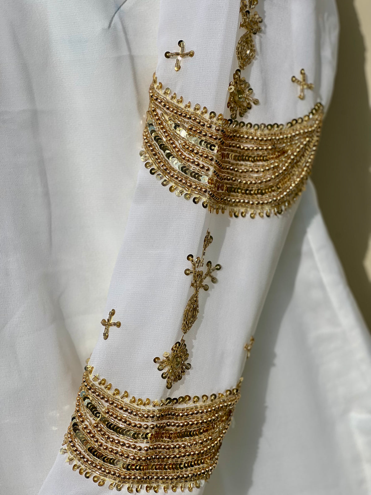 Boutique Premium Kurta Set — Pearl White