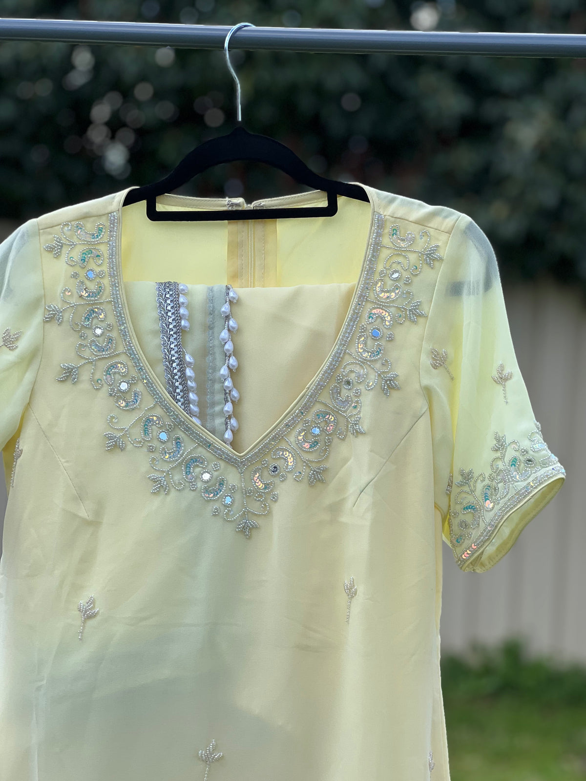 Boutique Premium Kurta Set — Soft Lemon Yellow