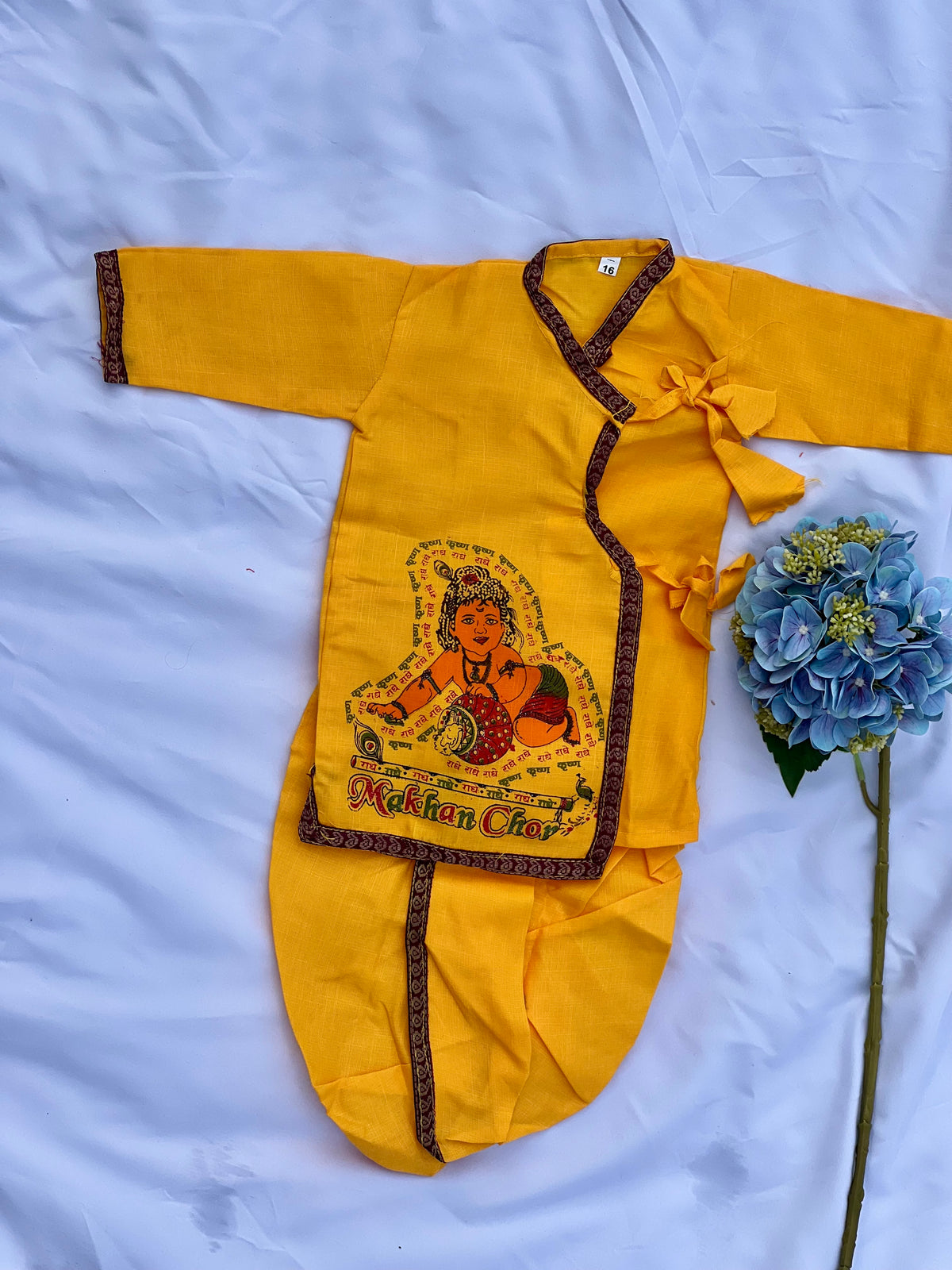 Baby Krishna Janmashtami Costume Set – Makhan Chor